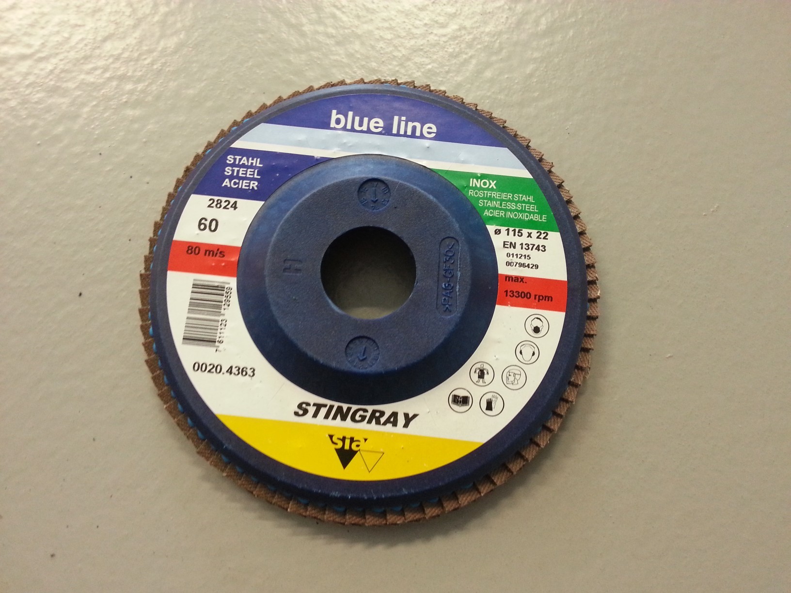 LAMELNI DISK 115MM P040